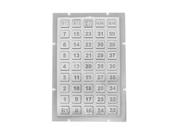 Backlit metal keyboard 2079010